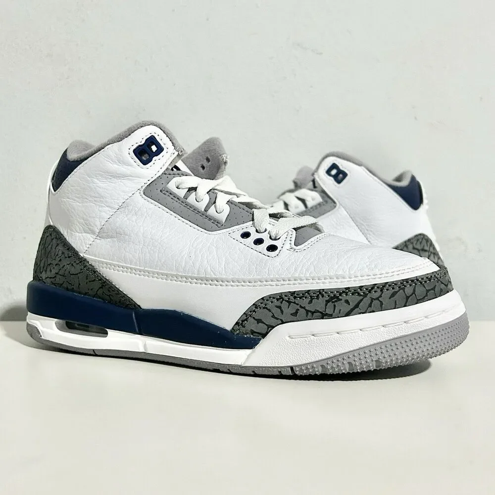 Air Jordan 3 Retro GS “Midnight Navy” Kids Size 6Y B-Grade Lifestyle Sneakers
